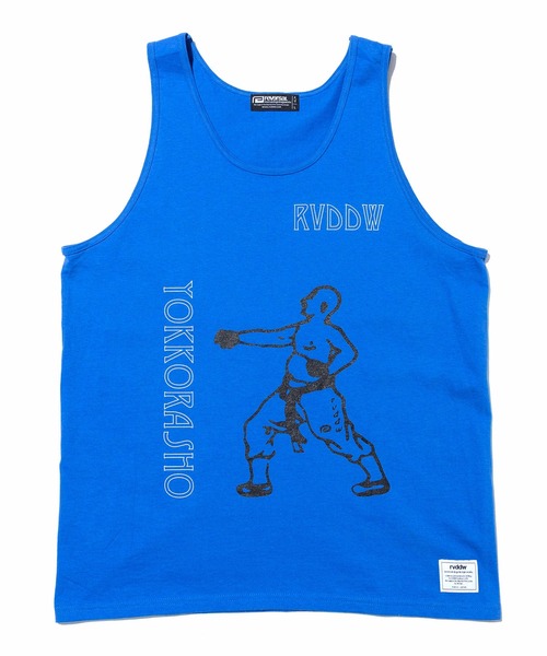 reversal.dogi.design.works（リバーサル・ドーギ・デザイン・ワークス）の「＜reversal/リバーサル＞YOKKORASHO COTTON TANKTOP（タンクトップ・メンズ・ブルー/ブラック/グレー/ホワイト・X-LARGE/LARGE/MEDIUM）」の19枚目の写真