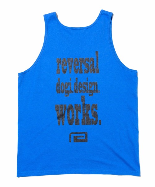 reversal.dogi.design.works（リバーサル・ドーギ・デザイン・ワークス）の「＜reversal/リバーサル＞YOKKORASHO COTTON TANKTOP（タンクトップ・メンズ・ブルー/ブラック/グレー/ホワイト・X-LARGE/LARGE/MEDIUM）」の18枚目の写真
