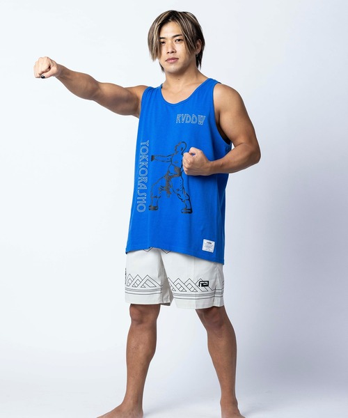 reversal.dogi.design.works（リバーサル・ドーギ・デザイン・ワークス）の「＜reversal/リバーサル＞YOKKORASHO COTTON TANKTOP（タンクトップ・メンズ・ブルー/ブラック/グレー/ホワイト・X-LARGE/LARGE/MEDIUM）」の17枚目の写真