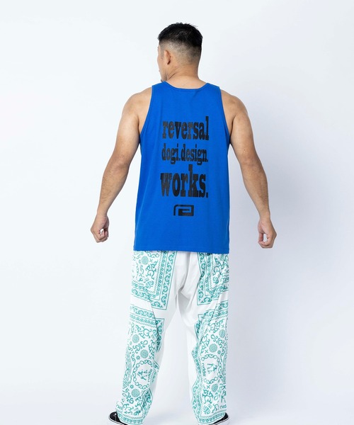 reversal.dogi.design.works（リバーサル・ドーギ・デザイン・ワークス）の「＜reversal/リバーサル＞YOKKORASHO COTTON TANKTOP（タンクトップ・メンズ・ブルー/ブラック/グレー/ホワイト・X-LARGE/LARGE/MEDIUM）」の14枚目の写真