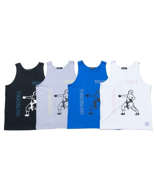 reversal.dogi.design.works（リバーサル・ドーギ・デザイン・ワークス）の「＜reversal/リバーサル＞YOKKORASHO COTTON TANKTOP（タンクトップ・メンズ・ブルー/ブラック/グレー/ホワイト・X-LARGE/LARGE/MEDIUM）」の13枚目の写真