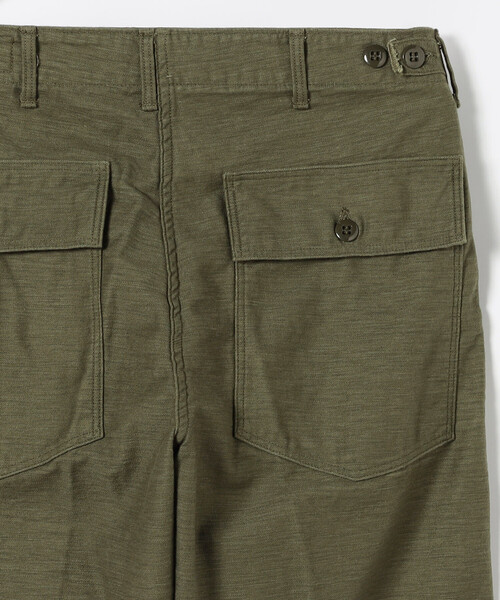 FREAK'S STORE(フリークスストア)の「Orslow/オアスロウ VINTAGE FIT FATIGUE PANTS UNISEX/ヴィンテージフィットファティーグパンツ(ユニセックス)(チノパンツ・レディース・オリーブ・1/0)」の5枚目の写真
