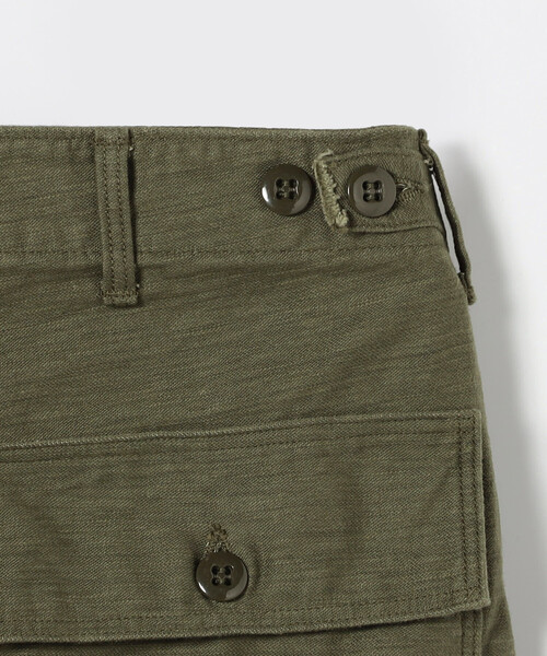 FREAK'S STORE(フリークスストア)の「Orslow/オアスロウ VINTAGE FIT FATIGUE PANTS UNISEX/ヴィンテージフィットファティーグパンツ(ユニセックス)(チノパンツ・レディース・オリーブ・1/0)」の7枚目の写真