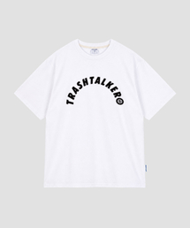 ALL DAY HOOPS（オールデイフープス）の「トラッシュトーカー オーバーサイズ 半袖Tシャツ ホワイト（Tシャツ/カットソー）」