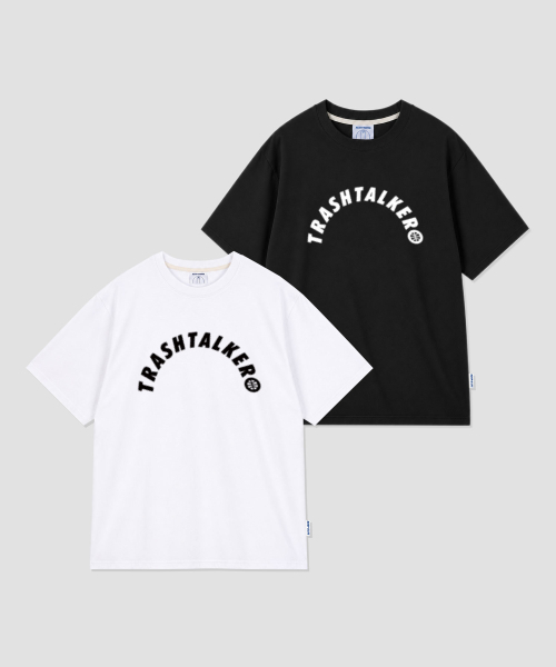 ALL DAY HOOPS(オールデイフープス)の「トラッシュトーカー オーバーサイズ 半袖Tシャツ ホワイト(Tシャツ/カットソー・メンズ・その他・1/2/3/WOMENS)」の2枚目の写真