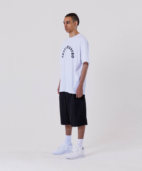 ALL DAY HOOPS(オールデイフープス)の「トラッシュトーカー オーバーサイズ 半袖Tシャツ ホワイト(Tシャツ/カットソー・メンズ・その他・1/2/3/WOMENS)」の4枚目の写真