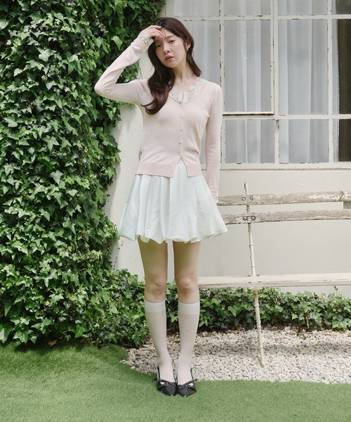 fupel(フぺル)の「UV cut lace cardigan / UVカットレースカーディガン(カーディガン/ボレロ・レディース・ライトグリーン/アイボリー/ピンク・FREE)」の11枚目の写真