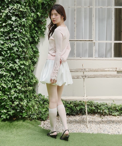 fupel(フぺル)の「UV cut lace cardigan / UVカットレースカーディガン(カーディガン/ボレロ・レディース・ライトグリーン/アイボリー/ピンク・FREE)」の12枚目の写真