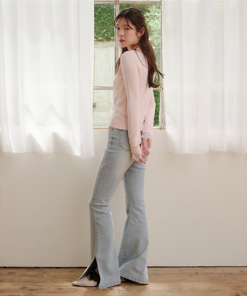 fupel(フぺル)の「UV cut lace cardigan / UVカットレースカーディガン(カーディガン/ボレロ・レディース・ライトグリーン/アイボリー/ピンク・FREE)」の21枚目の写真