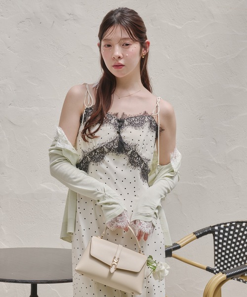 fupel(フぺル)の「UV cut lace cardigan / UVカットレースカーディガン(カーディガン/ボレロ・レディース・ライトグリーン/アイボリー/ピンク・FREE)」の6枚目の写真