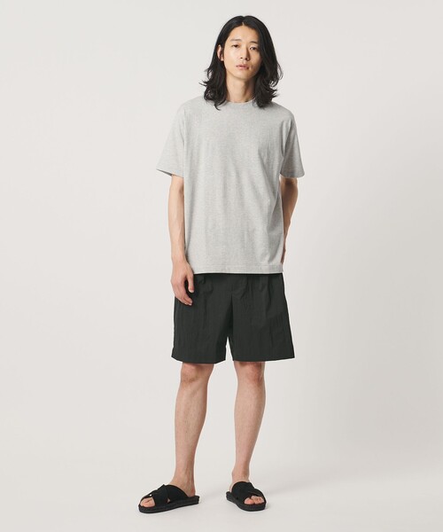 UNITED ARROWS(ユナイテッドアローズ)の「ワッシャーナイロン 2プリーツ サイドアジャスター ショーツ 撥水 ヨコストレッチ(その他パンツ・メンズ・ブラック/オリーブ/ライラック・S/L/XL/M)」の5枚目の写真