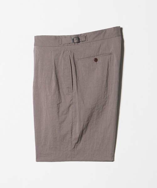 UNITED ARROWS(ユナイテッドアローズ)の「ワッシャーナイロン 2プリーツ サイドアジャスター ショーツ 撥水 ヨコストレッチ(その他パンツ・メンズ・ブラック/オリーブ/ライラック・S/L/XL/M)」の20枚目の写真