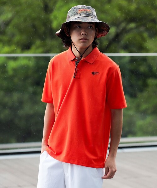 ORANGE LABEL / プライムフレックス（R）襟裏ツリーカモ ポロシャツ