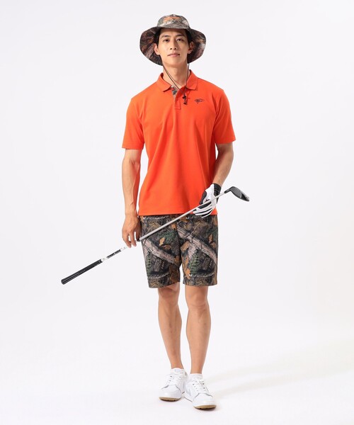 BEAMS GOLF(ビームスゴルフ)の「ORANGE LABEL / プライムフレックス(R)襟裏ツリーカモ ポロシャツ(吸水速乾・UVカット)(ポロシャツ・メンズ・オレンジ/ホワイト/オリーブ・M/XL/L/S)」の20枚目の写真