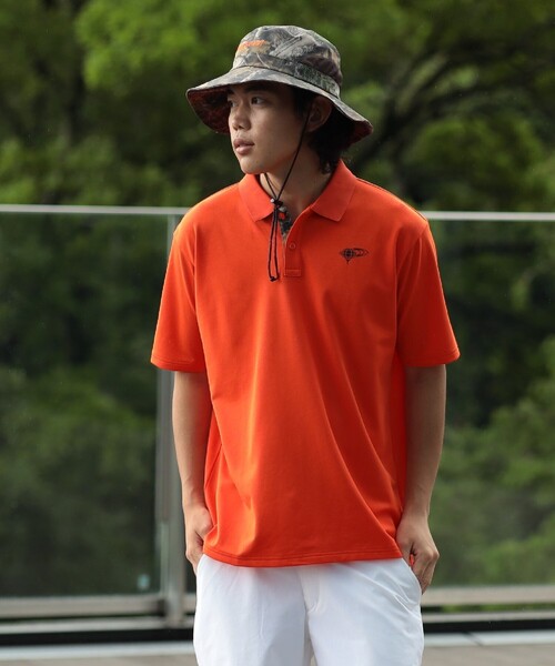 BEAMS GOLF(ビームスゴルフ)の「ORANGE LABEL / プライムフレックス(R)襟裏ツリーカモ ポロシャツ(吸水速乾・UVカット)(ポロシャツ・メンズ・オレンジ/ホワイト/オリーブ・M/XL/L/S)」の21枚目の写真