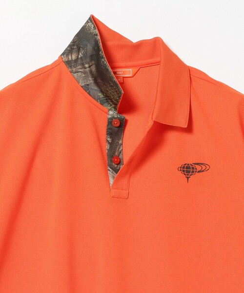 BEAMS GOLF(ビームスゴルフ)の「ORANGE LABEL / プライムフレックス(R)襟裏ツリーカモ ポロシャツ(吸水速乾・UVカット)(ポロシャツ・メンズ・オレンジ/ホワイト/オリーブ・M/XL/L/S)」の10枚目の写真