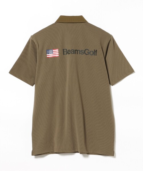 BEAMS GOLF(ビームスゴルフ)の「ORANGE LABEL / プライムフレックス(R)襟裏ツリーカモ ポロシャツ(吸水速乾・UVカット)(ポロシャツ・メンズ・オレンジ/ホワイト/オリーブ・M/XL/L/S)」の6枚目の写真