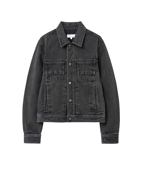 MISEKISEOUL MEN(ミセキソウルメンズ)の「Pleats denim trucker jacket BLACK(デニムジャケット・メンズ・その他・1/2/3)」の2枚目の写真