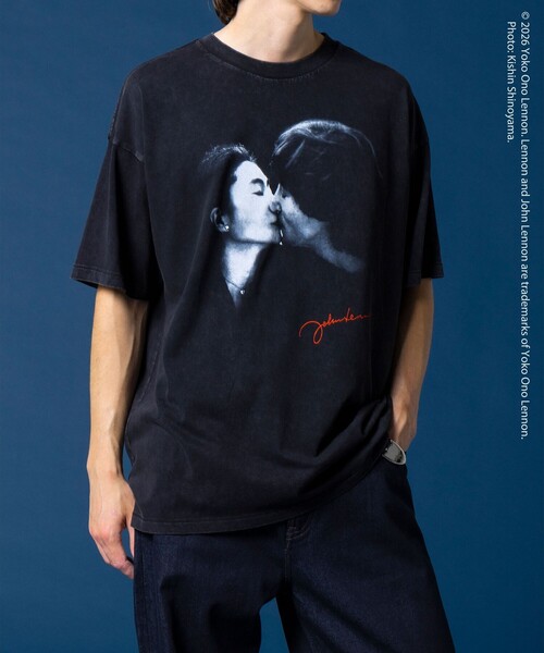 John Lennon × monkey time＞プリント Tシャツ（Tシャツ/カットソー