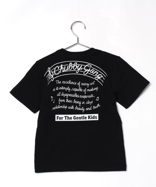 CHUBBYGANG(チャビーギャング)の「サプールトロンプルイユ5分袖Tシャツ(Tシャツ/カットソー・キッズ・クリーム/ブラック/ホワイト・130/110/80/120/100/90)」の4枚目の写真