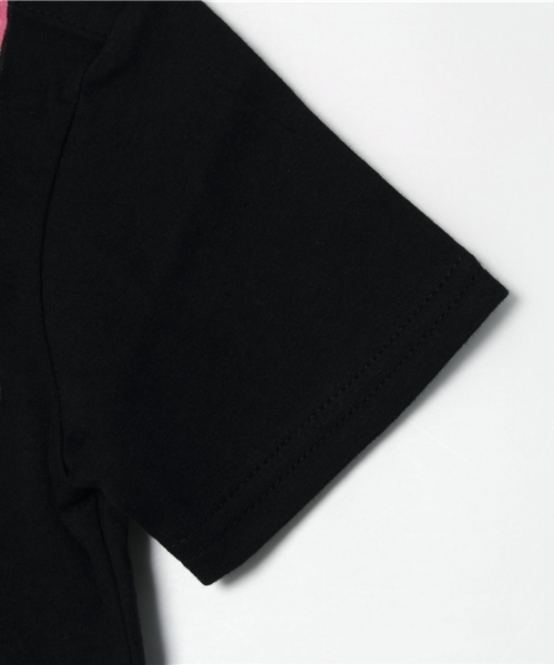 CHUBBYGANG(チャビーギャング)の「サプールトロンプルイユ5分袖Tシャツ(Tシャツ/カットソー・キッズ・クリーム/ブラック/ホワイト・130/110/80/120/100/90)」の7枚目の写真