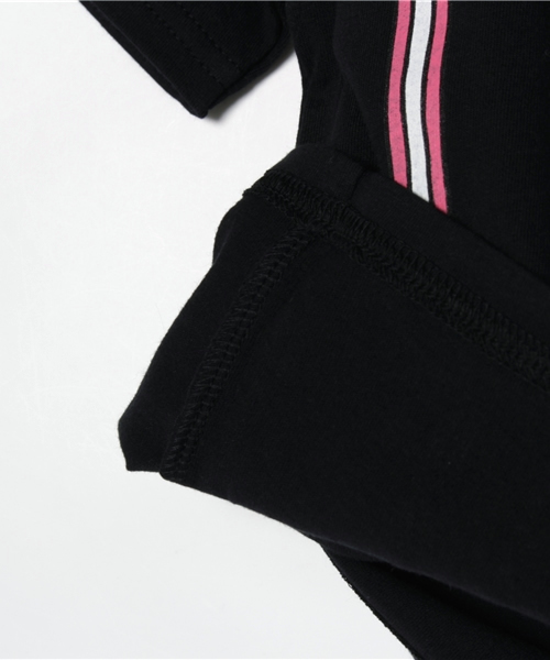 CHUBBYGANG(チャビーギャング)の「サプールトロンプルイユ5分袖Tシャツ(Tシャツ/カットソー・キッズ・クリーム/ブラック/ホワイト・130/110/80/120/100/90)」の9枚目の写真