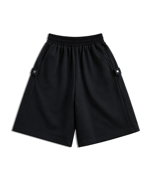 Pendulum(ペンデュラム)の「エッセンシャル 7部 サイドスナップ スウェット バミューダパンツ LR2PU419_2color(その他パンツ・メンズ・ブラック/ヘザーグレー・28/30/32)」の1枚目の写真