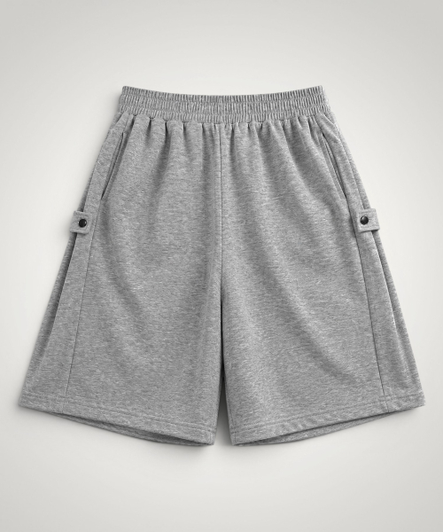 Pendulum(ペンデュラム)の「エッセンシャル 7部 サイドスナップ スウェット バミューダパンツ LR2PU419_2color(その他パンツ・メンズ・ブラック/ヘザーグレー・28/30/32)」の12枚目の写真