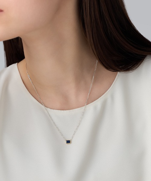 4℃(ヨンドシー)の「【The Tidal】シルバー/K10イエローゴールド ネックレス(ネックレス・レディース・シルバー×ゴールド・FREE)」の5枚目の写真