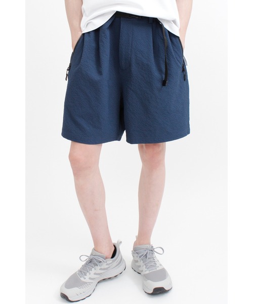 TORUNE（トルネ）の「ＴＯＲＵＮＥ∴イージーサッカーショーツ（その他パンツ・メンズ・ブルー/ブラック・S/M/L）」の2枚目の写真