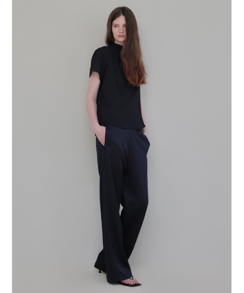 NOWNS(ナウンス)の「Emma | Half tie blouse(シャツ/ブラウス・レディース・ネイビー・FREE)」の10枚目の写真