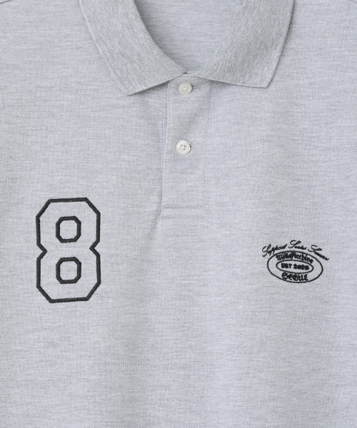 Millo Archive（ミロ アーカイブ）の「MAチームピケポロシャツ[メランジグレー]（ポロシャツ・メンズ・その他・SMALL/MEDIUM/LARGE/X-LARGE）」の3枚目の写真