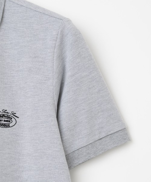 Millo Archive（ミロ アーカイブ）の「MAチームピケポロシャツ[メランジグレー]（ポロシャツ・メンズ・その他・SMALL/MEDIUM/LARGE/X-LARGE）」の4枚目の写真