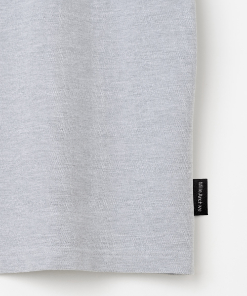 Millo Archive（ミロ アーカイブ）の「MAチームピケポロシャツ[メランジグレー]（ポロシャツ・メンズ・その他・SMALL/MEDIUM/LARGE/X-LARGE）」の5枚目の写真