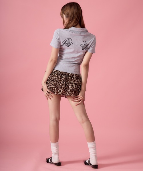 mindseeker girls(マインドシーカーガールズ)の「Tiered Leopard Mini Skirt / ティアードレオパードミニスカート(スカート・レディース・レオパード・FREE)」の12枚目の写真