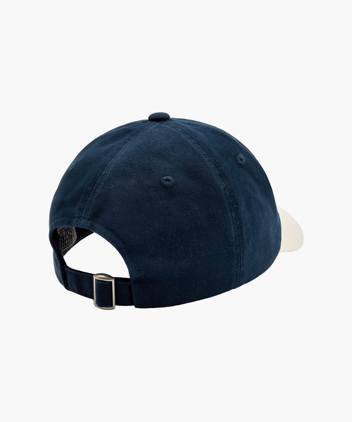 MARITHE + FRANCOIS GIRBAUD(マリテフランソワジルボー)の「CLASSIC LOGO 6PANEL COLOR BLOCK CAP(キャップ・レディース・アイボリー/ネイビー・フリー)」の5枚目の写真