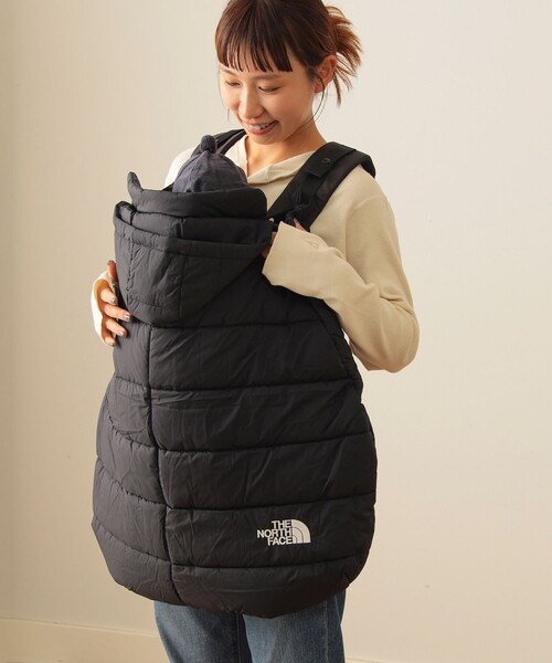 【美品】THE NORTH FACE シェルブランケット抱っこ紐ケープ 黒 一部WEB限定】THE NORTH FACE / ベビー シェル ブランケット 2026FW
