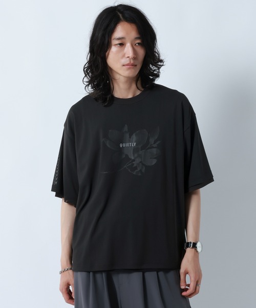 RAGEBLUE(レイジブルー)の「LAYERED MESH T-SHIRTS/メッシュレイヤードTシャツ(Tシャツ/カットソー・メンズ・ホワイト/ブラック・LARGE/MEDIUM)」の13枚目の写真
