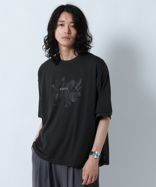 RAGEBLUE(レイジブルー)の「LAYERED MESH T-SHIRTS/メッシュレイヤードTシャツ(Tシャツ/カットソー・メンズ・ホワイト/ブラック・LARGE/MEDIUM)」の15枚目の写真