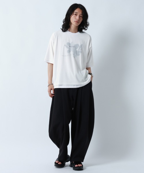 RAGEBLUE(レイジブルー)の「LAYERED MESH T-SHIRTS/メッシュレイヤードTシャツ(Tシャツ/カットソー・メンズ・ホワイト/ブラック・LARGE/MEDIUM)」の4枚目の写真