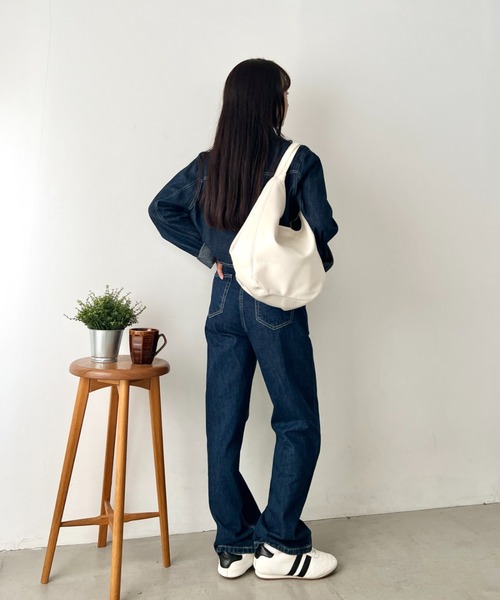 NATURALIST（ナチュラリスト）の「[軽量]ソフトPU 三日月フォルム ホーボーバッグ（トートバッグ・レディース・シルバー/ホワイト/ブラック/ベージュ・FREE）」の16枚目の写真