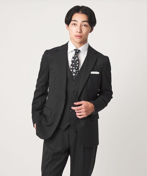 green label relaxing(グリーンレーベルリラクシング)の「A+ TWPU サージ スリム 5B セットアップベスト(スーツベスト・メンズ・ダークブラウン/ネイビー/ブラック/ダークグリーン/ロイヤルブルー・S/XL/L/M/XXL)」の8枚目の写真