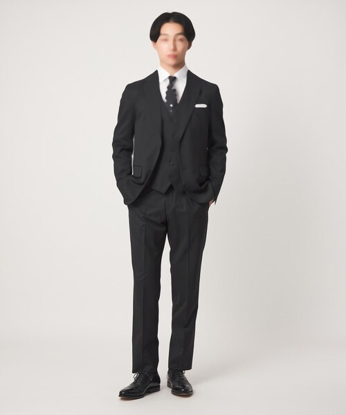 green label relaxing(グリーンレーベルリラクシング)の「A+ TWPU サージ スリム 5B セットアップベスト(スーツベスト・メンズ・ダークブラウン/ネイビー/ブラック/ダークグリーン/ロイヤルブルー・S/XL/L/M/XXL)」の9枚目の写真
