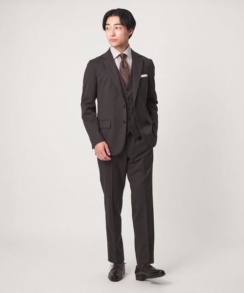 green label relaxing(グリーンレーベルリラクシング)の「A+ TWPU サージ スリム 5B セットアップベスト(スーツベスト・メンズ・ダークブラウン/ネイビー/ブラック/ダークグリーン/ロイヤルブルー・S/XL/L/M/XXL)」の11枚目の写真