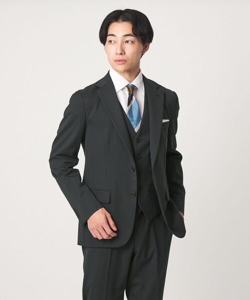 green label relaxing(グリーンレーベルリラクシング)の「A+ TWPU サージ スリム 5B セットアップベスト(スーツベスト・メンズ・ダークブラウン/ネイビー/ブラック/ダークグリーン/ロイヤルブルー・S/XL/L/M/XXL)」の12枚目の写真