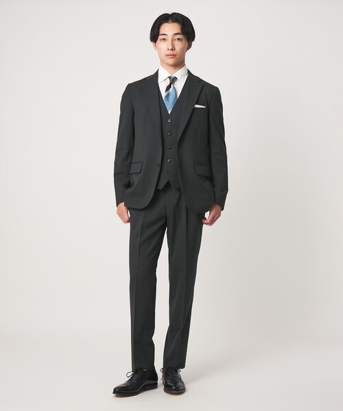green label relaxing(グリーンレーベルリラクシング)の「A+ TWPU サージ スリム 5B セットアップベスト(スーツベスト・メンズ・ダークブラウン/ネイビー/ブラック/ダークグリーン/ロイヤルブルー・S/XL/L/M/XXL)」の13枚目の写真