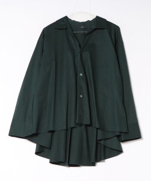DRESSLAVE(ドレスレイブ)の「endalence / portugal cotton shirt(ロングスリーブコットンシャツ)(シャツ/ブラウス・レディース・グリーン・38)」の1枚目の写真
