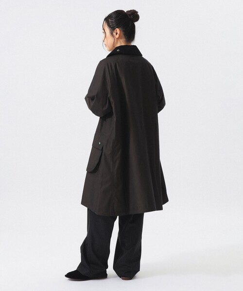 BEAMS BOY(ビームスボーイ)の「【別注】Barbour / Balvenie Jacket 26FW(ステンカラーコート・レディース・ダークブラウン/チェック・ONE SIZE)」の5枚目の写真