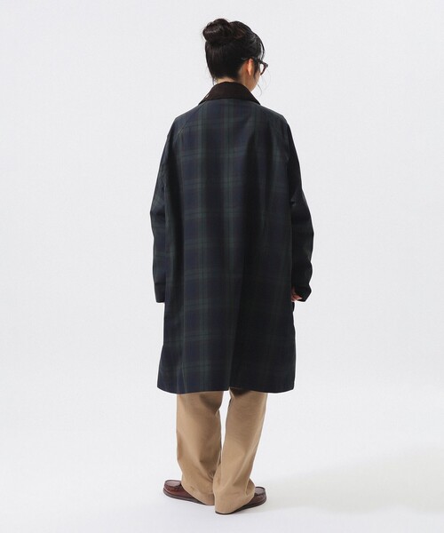 BEAMS BOY(ビームスボーイ)の「【別注】Barbour / Balvenie Jacket 26FW(ステンカラーコート・レディース・ダークブラウン/チェック・ONE SIZE)」の8枚目の写真