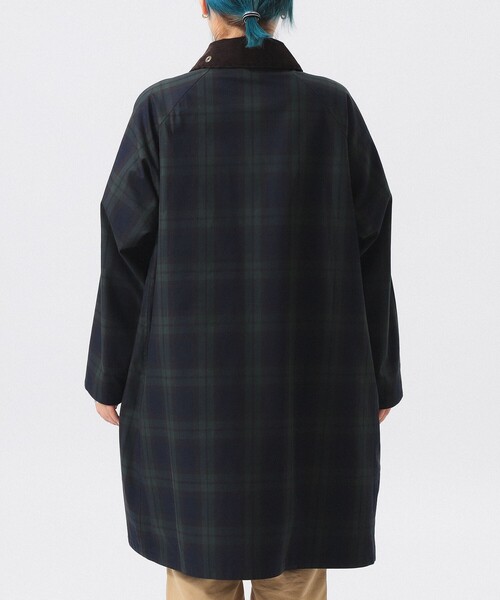 BEAMS BOY(ビームスボーイ)の「【別注】Barbour / Balvenie Jacket 26FW(ステンカラーコート・レディース・ダークブラウン/チェック・ONE SIZE)」の11枚目の写真